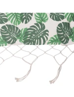 ZAHRADNÍ HOUPACÍ SÍŤ PRO 1 OSOBU 200X100CM S TYČÍ A STŘAPCEM MIAMI NATURA JUNGLE