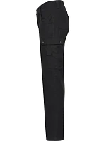 Daiber JN 877 (25-28) Pracovní cargo kalhoty - Solid 02.877S black