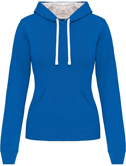 Kariban K 465 Dámská mikina s kontrastní kapucí 20.K465 light royal blue/white Kariban K 465 Dámská mikina s kontrastní kapucí 20.K465 light royal blue/white