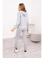 Šedá sada s potiskem Šedá sada s potiskem