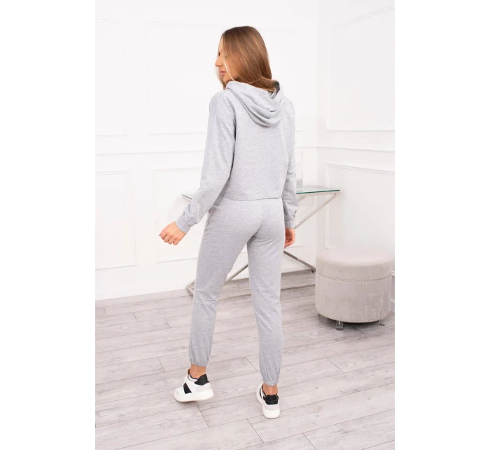 Šedá sada s potiskem Šedá sada s potiskem