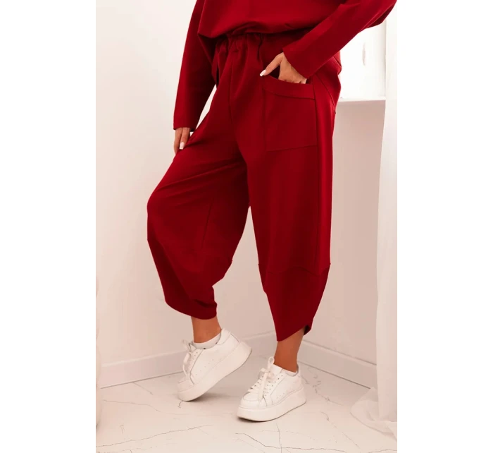 Komplet Punto Milano Winter mikina + kalhoty bordový Komplet Punto Milano Winter mikina + kalhoty bordový