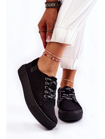 Dámské tenisky Memory Foam System Big Star model 21599556 Černe - Big Star Shoes