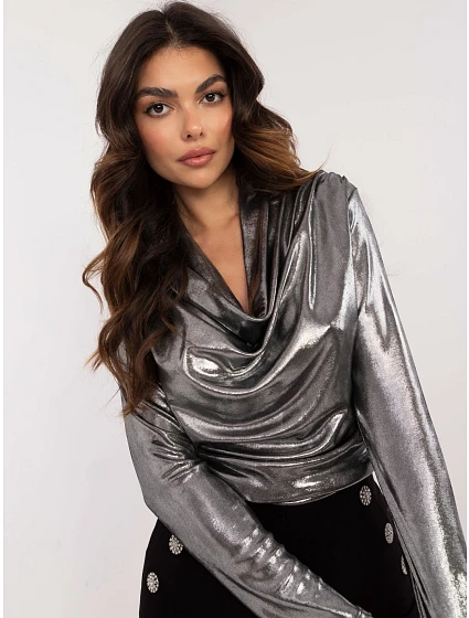 Bluzka DHJ BZ model 20606074 srebrny - FPrice