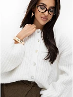 Sweter PM SW model 22334097 ecru - FPrice Sweter PM SW model 22334097 ecru - FPrice