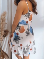 SHINE krémové šaty FashionStreet EY2296 SHINE krémové šaty FashionStreet EY2296