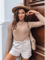 Dámský svetr s rolákem OASIS camel FashionStreet MY2246