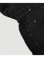 Army-černá oboustranná dámská bunda pro přechodné období J Style (16M9159-136)