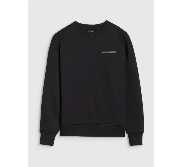 Chlapecká mikina s kapucí, bez pruhů 4F 4FJWSS25TSWSM1713-20S