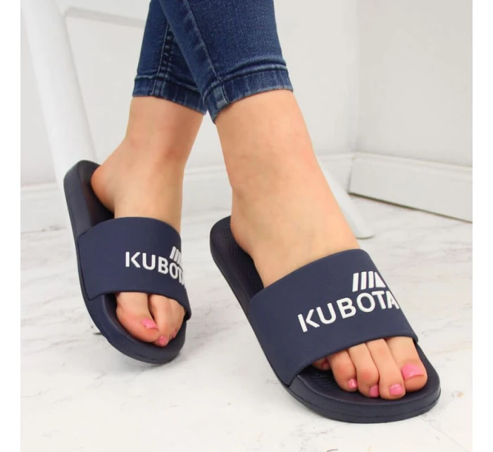 Plážové žabky basic Kubota W KUB1B navy blue