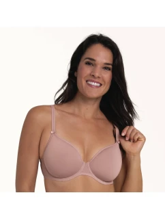 Selma Pure podprsenka s kosticí košíčky se spacer-výztuží 5237 rosewood - RosaFaia