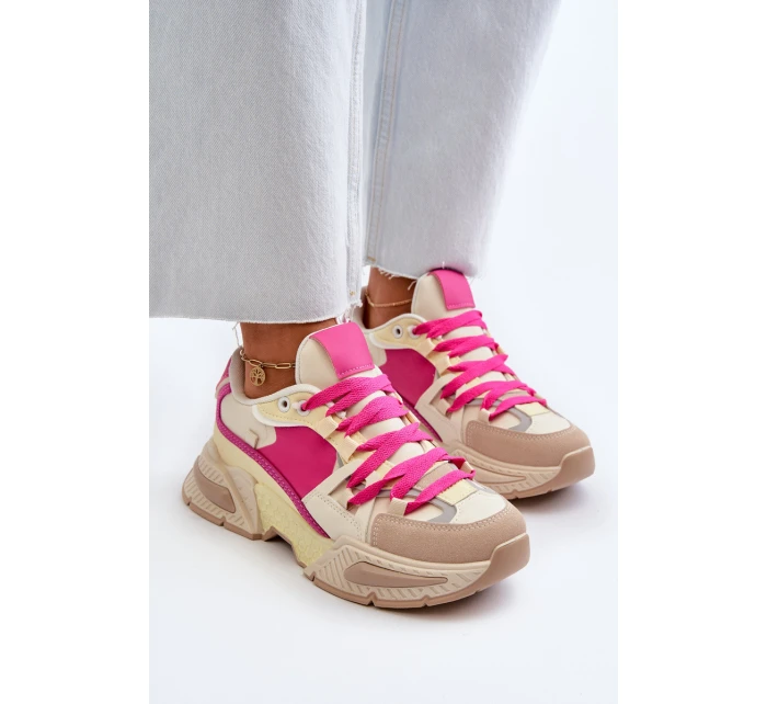 Dámská módní šněrovací sportovní obuv model 21652286 - Boto Dámská módní šněrovací sportovní obuv model 21652286 - Boto