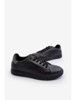 Nízké pánské tenisky z ekologické kůže Big Star NN174284 černé Nízké pánské tenisky z ekologické kůže Big Star NN174284 černé