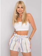 Šortky RO SN 2514.34P bílá a modrá Šortky RO SN 2514.34P bílá a modrá