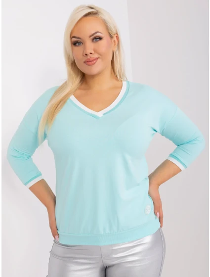 Bluzka RV BZ model 19143257 mietowy - FPrice Bluzka RV BZ model 19143257 mietowy - FPrice