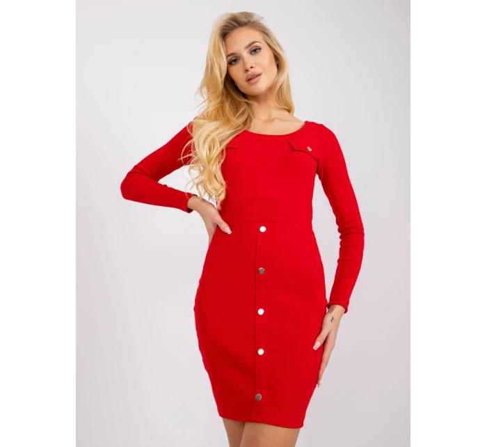 Šaty RV SK 7437.67 červená Šaty RV SK 7437.67 červená