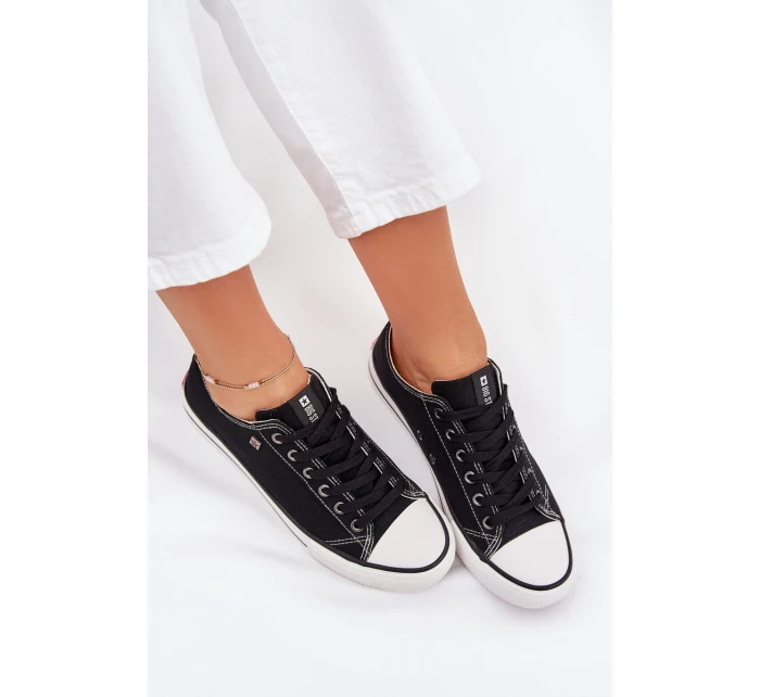 Dámské nízké tenisky Big Star – černé Dámské nízké tenisky Big Star – černé