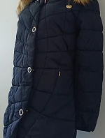 Dámská zimní bunda W703 černá - MHM