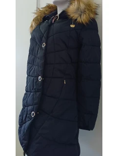 Dámská zimní bunda W703 černá - MHM