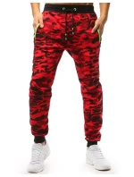 Pánské červené tepláky model 21964104 - Dstreet