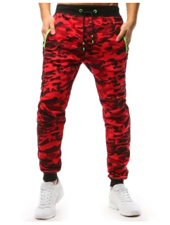 Pánské červené tepláky model 21964104 - Dstreet