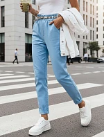 Dámské látkové kalhoty ERLON modré FashionStreet UY2028