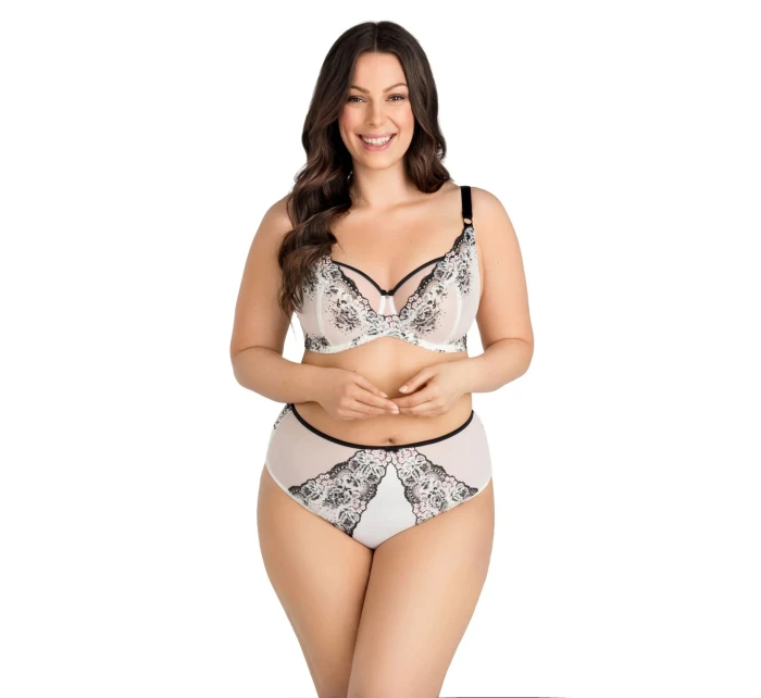 Dámské kalhotky model 20126289 Black & white - Gorsenia Dámské kalhotky model 20126289 Black & white - Gorsenia