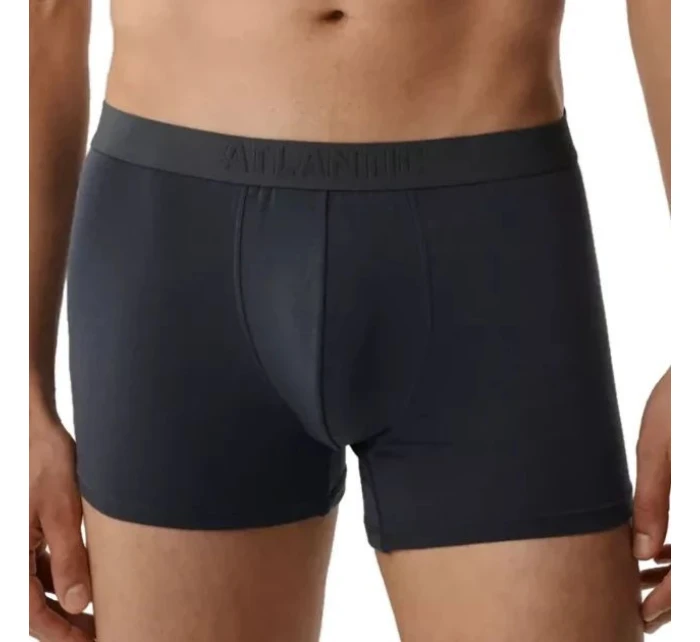 Pánské boxerky 2 pack 016 graphite - Atlantic