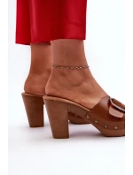 Dámské sandály s hnědé model 21661240 - EVENTO Dámské sandály s hnědé model 21661240 - EVENTO