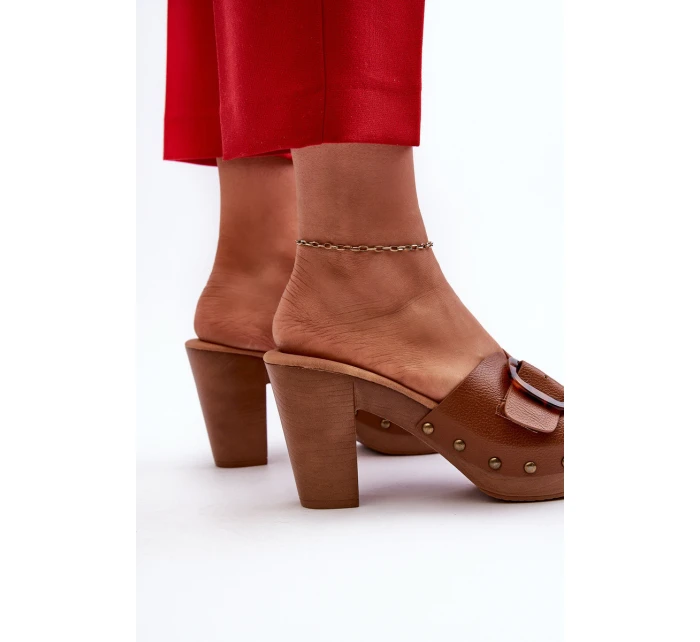 Dámské sandály s hnědé model 21661240 - EVENTO Dámské sandály s hnědé model 21661240 - EVENTO