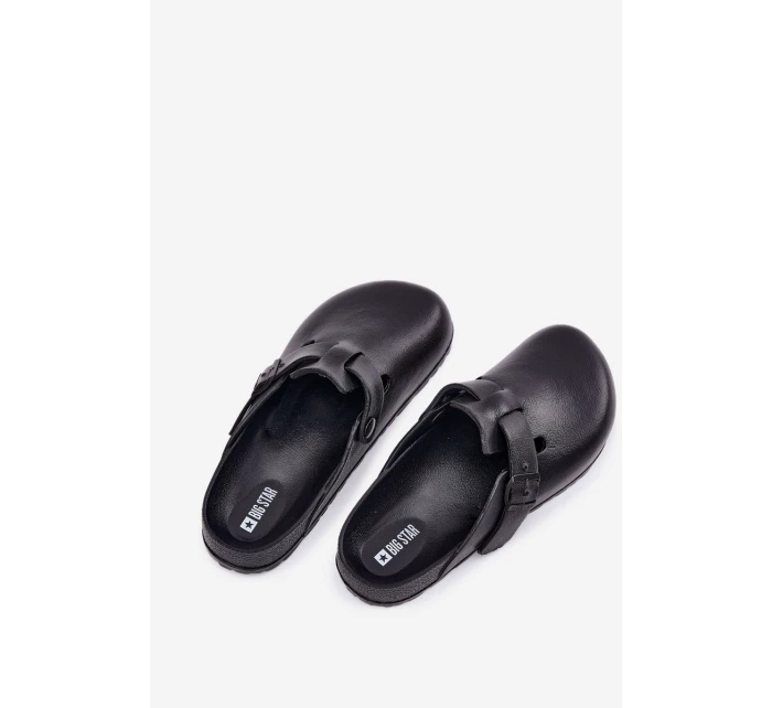 Pěnové Pantofle Pánské S Přezkou Big Star model 21695369 Černé - Big Star Shoes Pěnové Pantofle Pánské S Přezkou Big Star model 21695369 Černé - Big Star Shoes