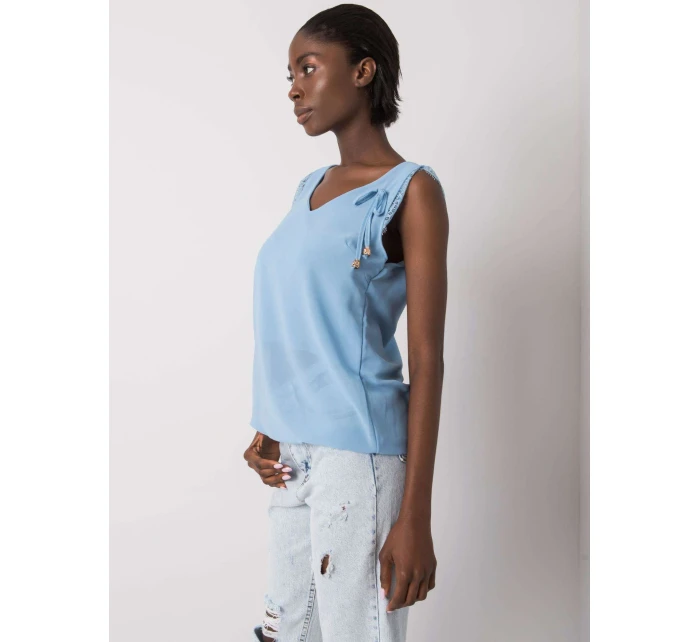 Dámský top DHJ TP model 17355622 světle modrá - FPrice