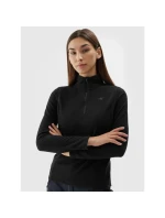 Dámská fleecová mikina W 4FAW23UFLEF031 20S černá - 4F