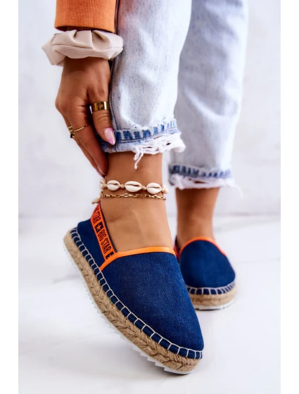 Nazouvací espadrilky Big Star model 21577617 Námořnická modrá - Big Star Shoes