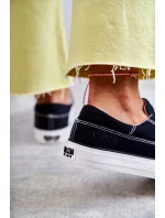 Dámské látkové tenisky Big Star KK274019 Černá Dámské látkové tenisky Big Star KK274019 Černá