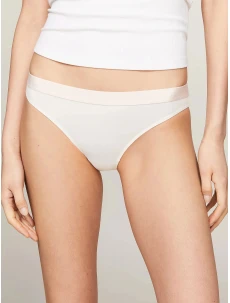 Dámské kalhotky 3Pack BIKINI UW0UW05187 0VT černé/ecru/růžové - Tommy Hilfiger