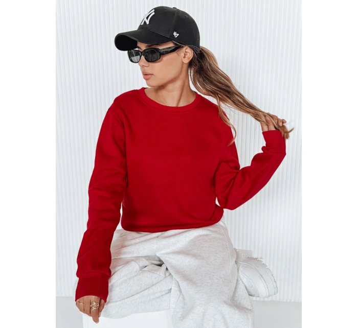 Dámská mikina FASHION II červená FashionStreet BY0276 Dámská mikina FASHION II červená FashionStreet BY0276