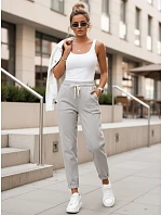 damskie z wysokim stanem szare model 22126337 - FashionStreet