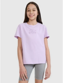 Dívčí tričko s potiskem 4F 4FJWSS25TTSHF1871-52S