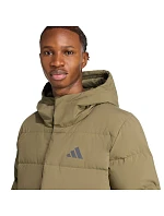 Pánská bunda adidas Helionic Climawarm Hoodie Olive JX0580 pánské oblečení