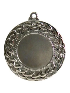 Stříbrná medaile s prostorem pro emblém 25 mm - ocelová medaile