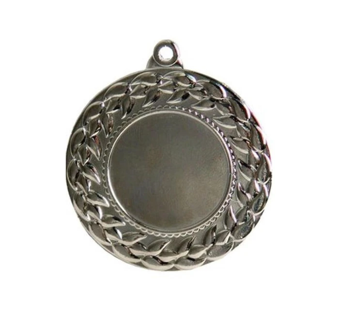 Stříbrná medaile s prostorem pro emblém 25 mm - ocelová medaile