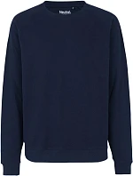 Neutral O 63001 Unisex raglánová mikina z bio bavlny 77.6301 navy
