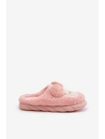 Teplé kožené pantofle dámské růžové Jozelinetta Teplé kožené pantofle dámské růžové Jozelinetta