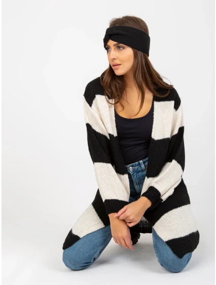 Svetr TW SW BI M3022.29X bílá a černá