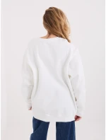 Bluza BL ecru model 21801860 - FPrice Bluza BL ecru model 21801860 - FPrice