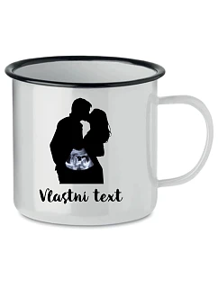 Personalizovaný retro plecháček s párem a ultrazvukem