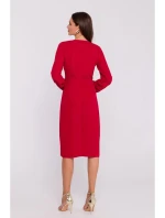 Dámské šaty model 20609388 Šaty červené - Moe Dámské šaty model 20609388 Šaty červené - Moe