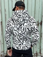 Pánská mikina s kapucí bílá Dstreet model 21978915 - FashionStreet Pánská mikina s kapucí bílá Dstreet model 21978915 - FashionStreet