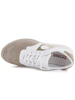 Dámské kožené polobotky bílo-béžové Artiker 58C1113 Dámské kožené polobotky bílo-béžové Artiker 58C1113